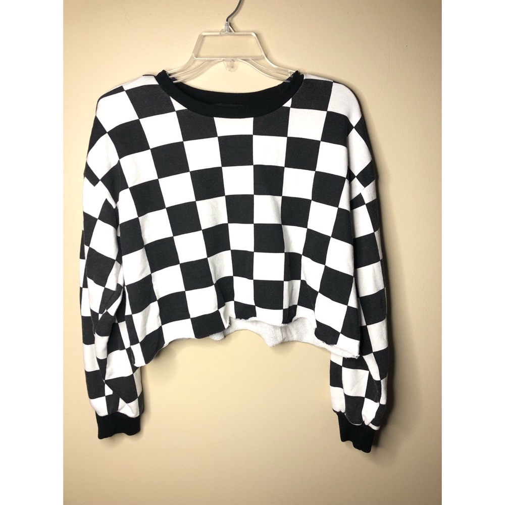 Checkered sweater